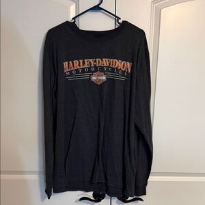 Harley-Davidson Charcoal Long Sleeve Tee